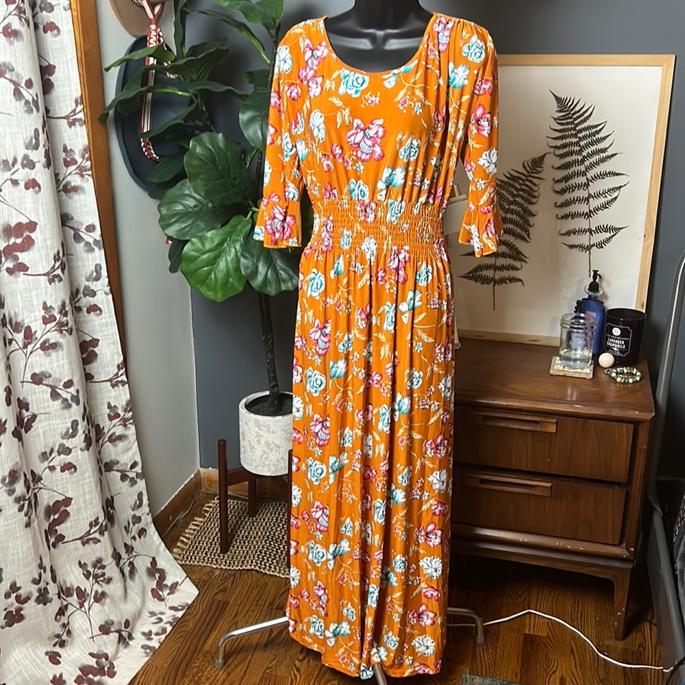 Seven Island Floral Maxi Dress